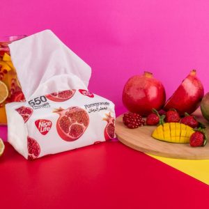 مناديل ورقية برائحة الرمان